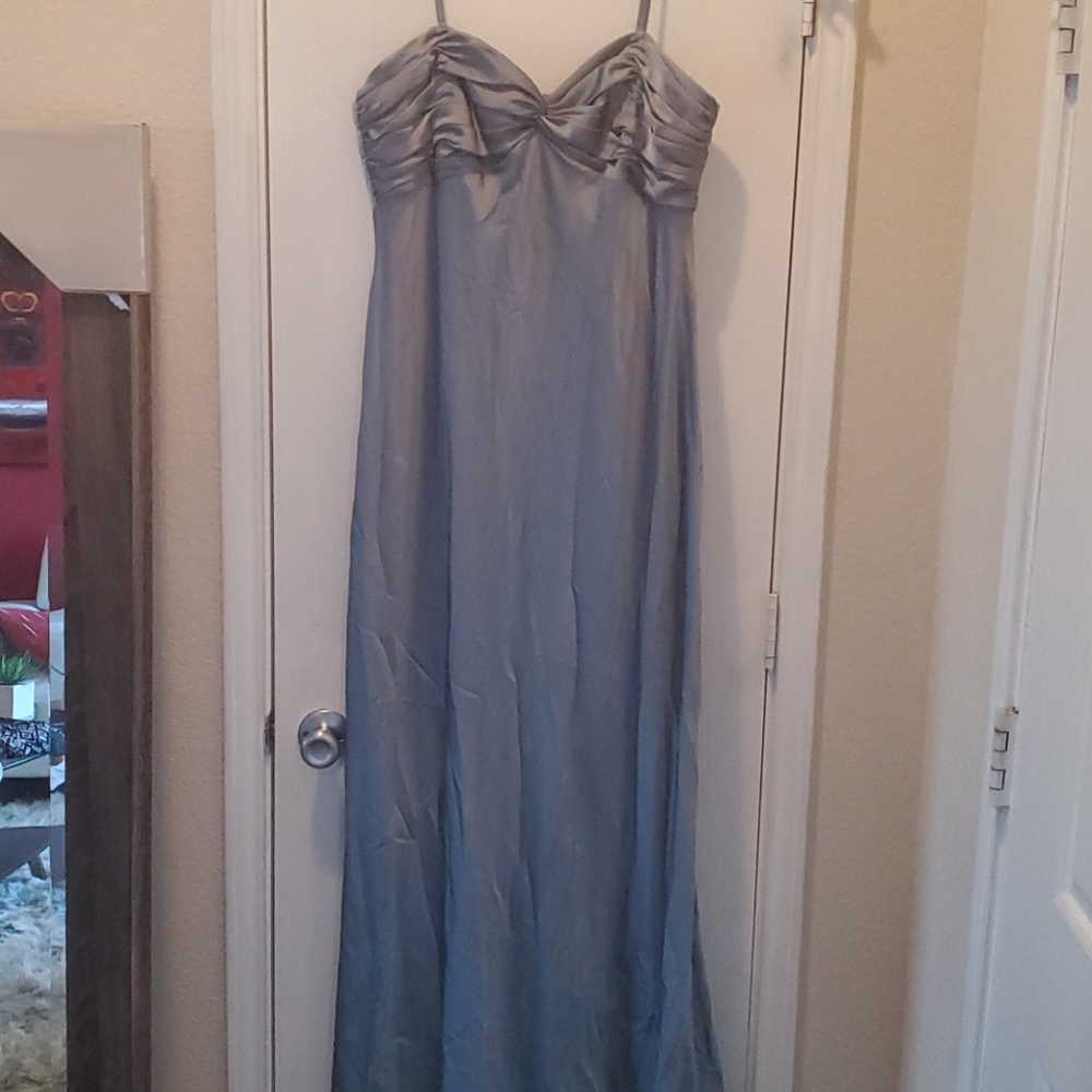 Liliana Teal Ballroom Gown with Cape sz 16